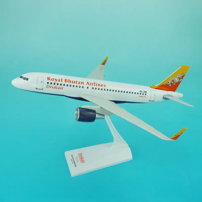 Drukair A319NEO(33.5ซม.) 1:100โมเดลเครื่องบินแอร์บัสขนาดใหญ่