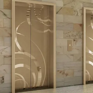 Stainless steel apartment elevator door frame design