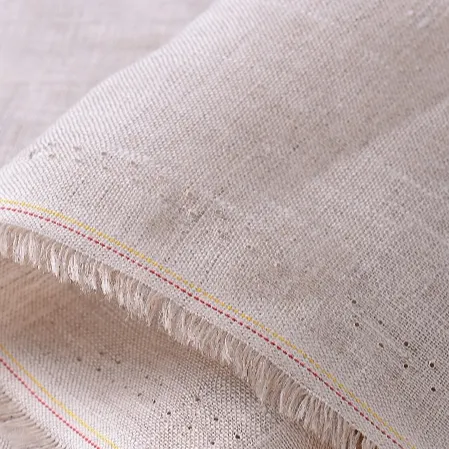 156gsm proveedor al por mayor para el sofá camisas vestido 100 por ciento fabricante 100% francés Natural tejido de lino puro