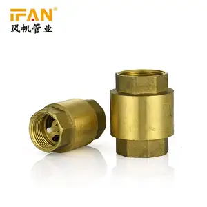 1/2 Inch Brass Spring Check Valve Non Return Valve Vertical Metal Check Valves