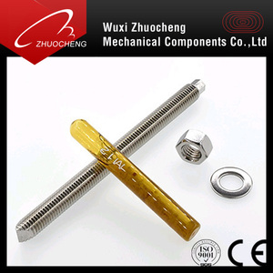 Grado 5,8 chapados en zinc química perno de anclaje y hormigón de acero inoxidable ancla para la construcción - Product Image 6