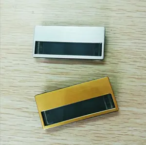 Lencana Nama ABS Plastik Kosong dengan Pin Magnetik