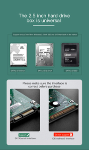 SATA 3 để Micro USB HDD bao vây 2.5 inch Ổ cứng gắn ngoài trường hợp HD001 - Product Image 6