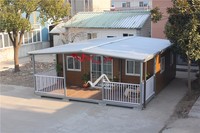 Plan de maison préfabriquée de 50 m2, 50 m², belle petite maison à 4 chambres, conteneurs, Floride