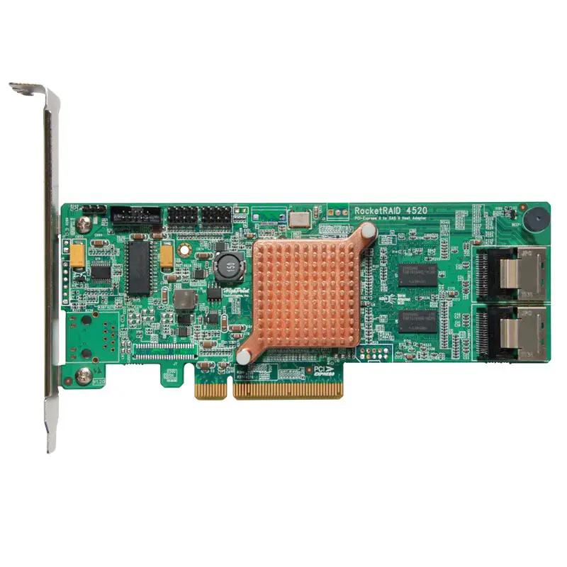 RocketRAID 4520 RR4520 SGL PCI-Express 2.0x8 A Basso Profilo SATA/SAS 8-Channel PCIe 2.0x8 SAS/SATA 6 Gb/s RAID Hardware HBA