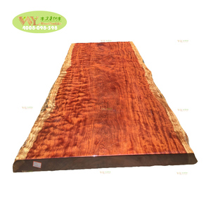 Table en bois massif de luxe haut de gamme en bois de <span class=keywords><strong>bubinga</strong></span>, table en bois rouge massif, best-seller - Product Image 1