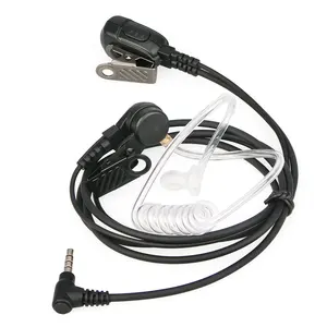 Retevis EA011Y Acoustic Tube Earpiece Mic PTT Radio Headset for YAESU FT-10R VERTEX VX-10 VXF-1 VXT-10 VX-1R / 3RWalkie Talkie