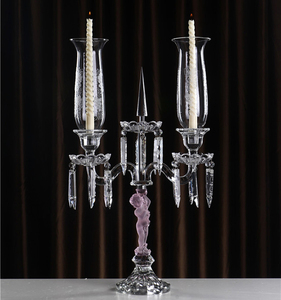 Color rosa 2 brazos <span class=keywords><strong>de</strong></span> cristal <span class=keywords><strong>candelabro</strong></span> hermosa decoración <span class=keywords><strong>de</strong></span> <span class=keywords><strong>la</strong></span> Mesa <span class=keywords><strong>de</strong></span> boda - Product Image 1