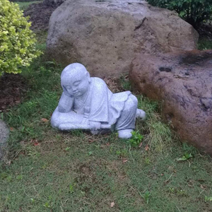 Ngoài trời Vườn cảnh quan trang trí siêu nhỏ chút vui bé nhà sư trẻ em Kung Fu đá Thiếu Lâm gongfu Tượng Phật - Product Image 5