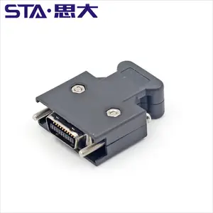 Montaje de cable MDR de 20 pines, 0.050 pulgadas, 1,27mm, conector macho SCSI, conector SCSI, 20 pines, MDR hembra a hembra, montaje de cable MDR, cable SCSI 20