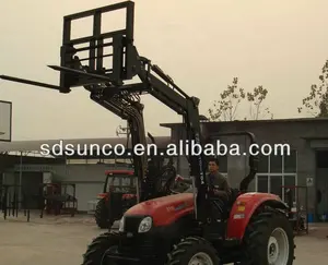 SD Sunco hay çatal ile traktör ön yükleyici CE Belgesi ile