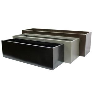 Foshan Factory Direct Sales Light Weight High Strength Durable High Glossy <strong>Outdoor</strong> <strong>Rectangular</strong> Fiberglass <strong>Planters</strong> - Product Image 4