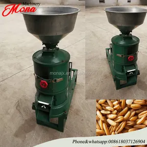 Mona fábrica de Trigo Cevada Aveia Que Descasca A Máquina de Descasque de Peeling