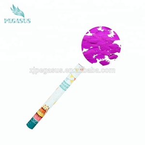 Super <span class=keywords><strong>Popper</strong></span> Suministros para fiestas Cañón de confeti Favor de fiesta de boda Papel de plástico Aire comprimido Suministros para eventos y fiestas - Product Image 2