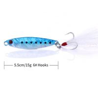 Umpan Pancing Logam Toplure TL-L003 10g 15g 20g 25g 30g 40g BARU Umpan Jigging Logam
