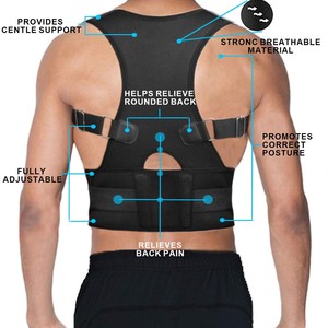 ZRWM35 correttore di postura magnetica regolabile maschio femmina <span class=keywords><strong>corsetto</strong></span> posteriore brace cintura posteriore supporto lombare correttore dritto - Product Image 4