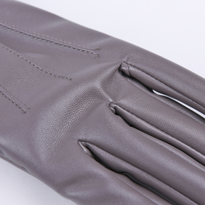 Hecho de alta calidad de cuero de las señoras de seguridad, guantes invierno, guantes invierno Overlock con <span class=keywords><strong>peludo</strong></span> - Product Image 3