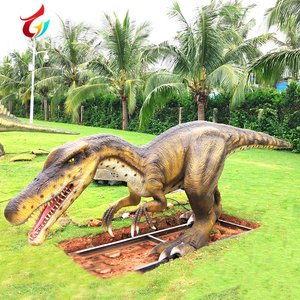 Dinosaure Indominus-rex réaliste grandeur nature fait à la main du monde jurassique - Product Image 6