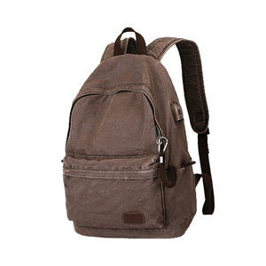 <span class=keywords><strong>Zaino</strong></span> da <span class=keywords><strong>viaggio</strong></span> <span class=keywords><strong>Vintage</strong></span> mochilas de cuero caricabatterie Usb antifurto <span class=keywords><strong>zaino</strong></span> da uomo Casual in tela lavata - Product Image 6