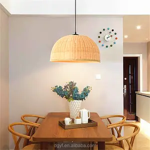 New Style Bamboo Lamp Shades Custom Shape Custom Color Home Decor Modern lampshade bamboo weaving lamp cover