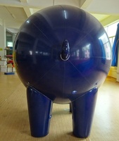 Ballon publicitaire gonflable personnalisé en PVC en forme de cochon, imprimé avec logo créatif, pour extérieur, avec pompe à air électrique étanche