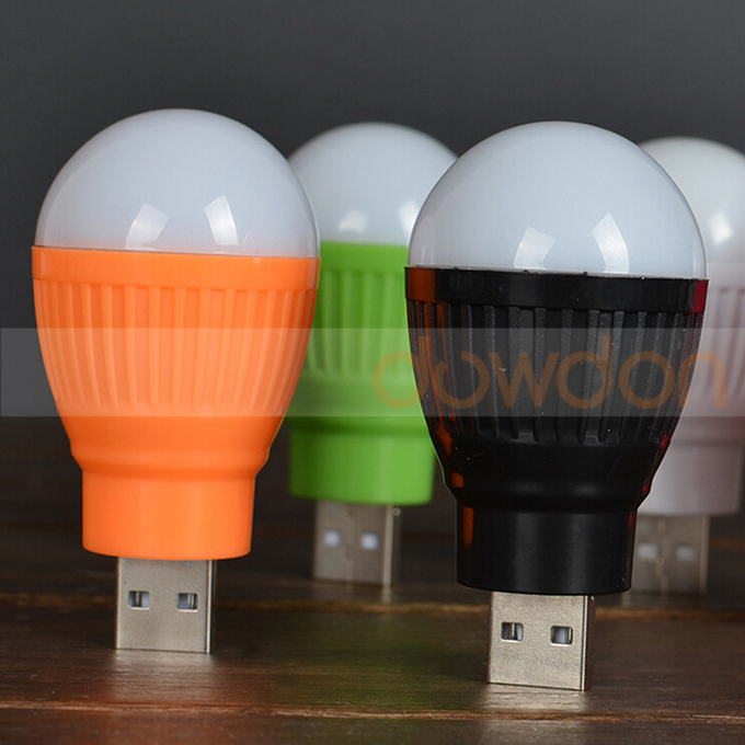 Different Color Option Energy Saving Electric Light Socket USB Bulb LED