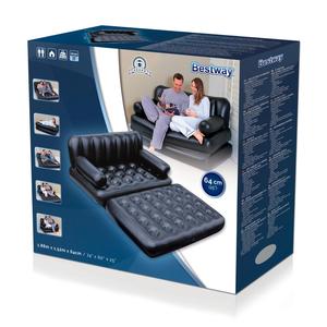 Bestway75054 Sofá Cama Inflable Multifuncional 5 en 1 Moderno y Reclinable con Bomba de <span class=keywords><strong>Aire</strong></span> Sidewinder-AC - Product Image 6