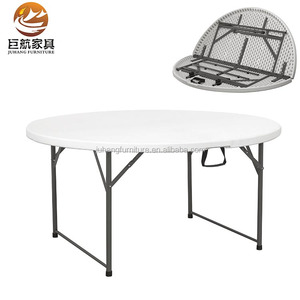 Outdoor wedding party 5ft round plastic folding table