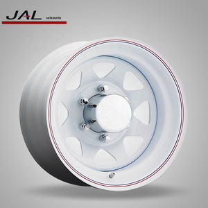 Roues <span class=keywords><strong>de</strong></span> <span class=keywords><strong>remorque</strong></span> en acier à 4 <span class=keywords><strong>trous</strong></span> Jantes <span class=keywords><strong>de</strong></span> voiture 13 pouces Roues à rayons blancs 4x100 - Product Image 2