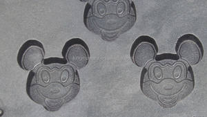 Máquina para Hacer Waffles Eléctrica Comercial Automática con Diseño de <span class=keywords><strong>Mickey</strong></span> Mouse, Plancha para Waffles de Hierro Fundido - Product Image 3