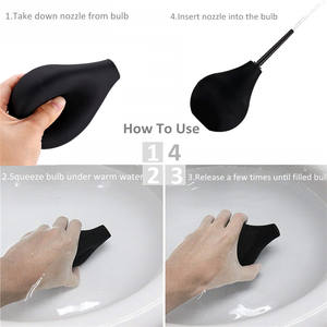 مخصص العلامة التجارية الفوهات-حقنة شرجية لمبة مع 3 nonoقابلة للاستبدال الدوش المهبلي حقنة شرجية حقنة شرجية عدة دوش - Product Image 5