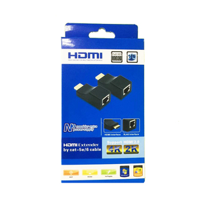 4K 1080p 3D <span class=keywords><strong>1</strong></span>,4 V HDMI sobre solo RJ45 gato 5e/6 red Ethernet adaptador para PC <span class=keywords><strong>TV</strong></span> HDCP 30 m - Product Image 6