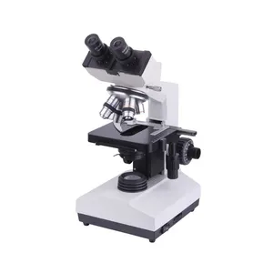 Sinher fabrika teklif 107bn Zoom 40-1600X CE onaylı biyolojik tıbbi kullanım elektron tipi binoküler mikroskop