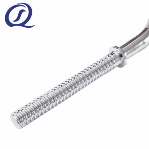 47 ''thường xuyên EZ <span class=keywords><strong>Curl</strong></span> thép tạ Tạ với cổ áo ren thiết kế - Product Image 4