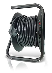 CE ROHS A Énuméré 4 Voies Norme Européenne 25m Enrouleur De Câble Prises Électriques H05VV-F 3G 2.0mm Surtension protecteur - Product Image 2