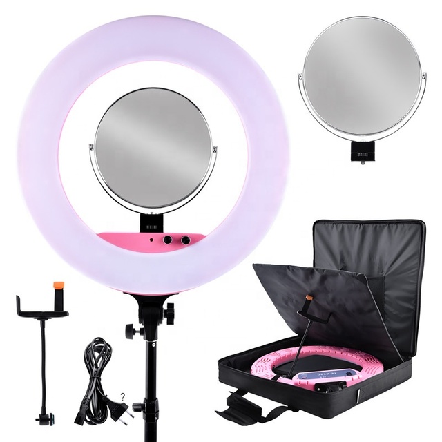 Best Ring Light for Makeup Artist Product Photography Lighting 18 Inch 100W 480 Led Table Lamp for Eyelash Extension