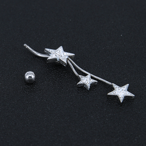 Bijouterie de corps usine cristal étoile <span class=keywords><strong>nombril</strong></span> anneau piercing <span class=keywords><strong>nombril</strong></span> acier chirurgical <span class=keywords><strong>non</strong></span> <span class=keywords><strong>percé</strong></span> <span class=keywords><strong>bijoux</strong></span> - Product Image 6