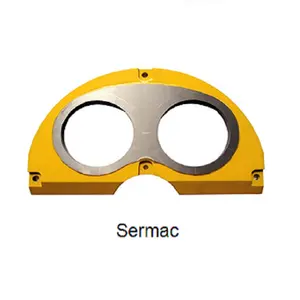 Sermac ปั๊มคอนกรีตสวมแผ่นและแหวนตัดตาแว่นตาแผ่นคอนกรีตปั๊มอะไหล่1421033 1031104 1401097