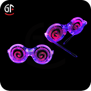 Decoracion al por mayor a estrenar de plástico de forma redonda led gafas de sol - Product Image 5