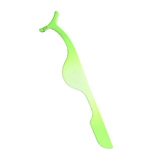 Pinzas de <span class=keywords><strong>Cejas</strong></span> de Acero Inoxidable <span class=keywords><strong>con</strong></span> Logotipo Personalizado, Extensión de Volumen, Punta Redondeada Ecológica para Uso Privado - Product Image 5