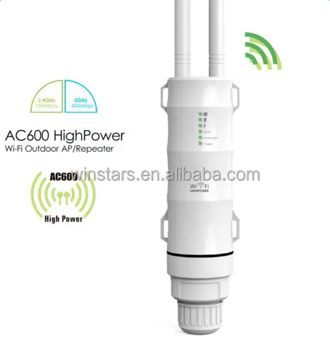 802.11AC High Power AC600 Outdoor Dual Band Wireless WiFi Access Point Router CE FCC Fully Certified