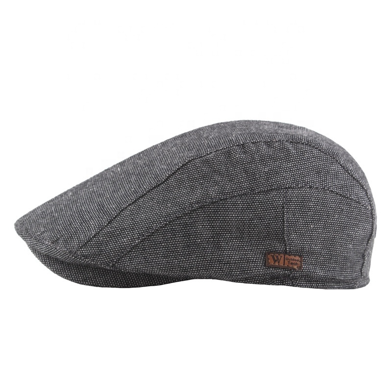 Casquette Plate Béret En Laine Et Coton Style Gatsby 1920 - Réglable Taille 56-60 Cm Pour Homme - 4