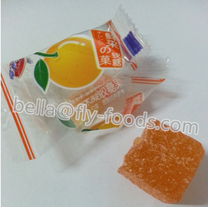 Bonbons <span class=keywords><strong>en</strong></span> forme de cube de gelée molle enrobés de <span class=keywords><strong>sucre</strong></span>, <span class=keywords><strong>emballés</strong></span> individuellement - Product Image 3