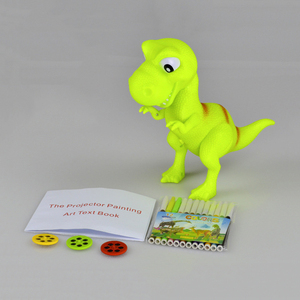 Pre School 2 in 1 Toy <strong>Dinosaur</strong> Projector <strong>Painting</strong> for Kids - Product Image 3