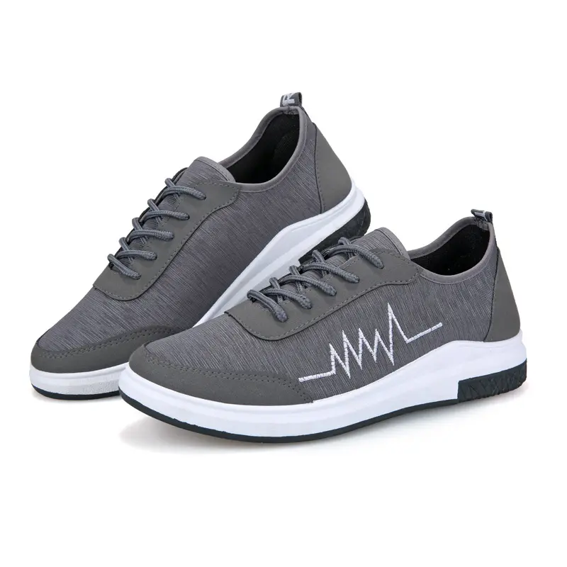 Modern design can printing logo school canvas shoes for men