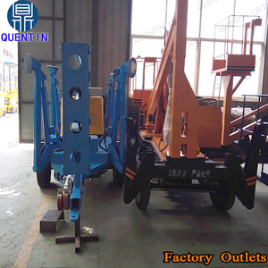12M di động Crank ARM Lift nền tảng Tow làm việc trên không người đàn ông thang máy kéo Boom Lift để bán - Product Image 6