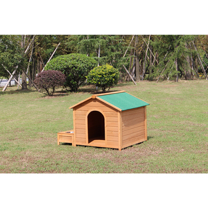 Caseta para Perros <span class=keywords><strong>de</strong></span> <span class=keywords><strong>Madera</strong></span> Moderna y Lujosa <span class=keywords><strong>de</strong></span> GMTPET, Personalizable, <span class=keywords><strong>de</strong></span> <span class=keywords><strong>Madera</strong></span> Maciza, Impermeable, Ecológica, Desmontable - Product Image 4