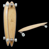 Planche longue en bambou pour largeur 42 pouces, panneau complet de cruotage de rue personnalisé, AQ0329