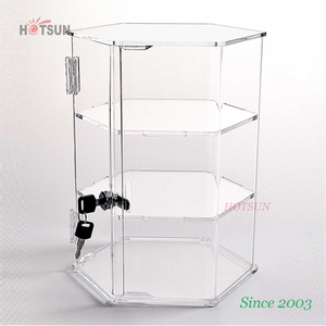 Nhiều Tầng Countertop Rõ Ràng Có Thể Khóa <span class=keywords><strong>Acrylic</strong></span> Hiển Thị Hộp Với Khóa Và Cửa - Product Image 5