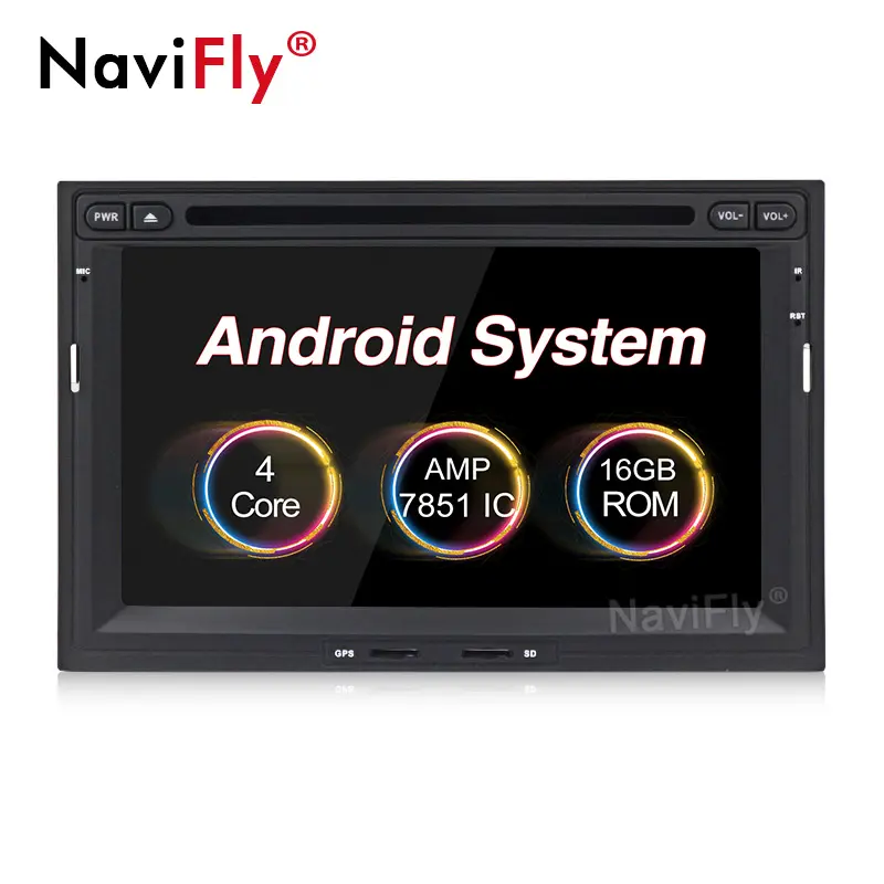 NaviFly 7" 188L Android 10.0 1+16G Car dvd multimedia player radio for PEUGEOT 3008 5008 With Car GPS navigation DVR